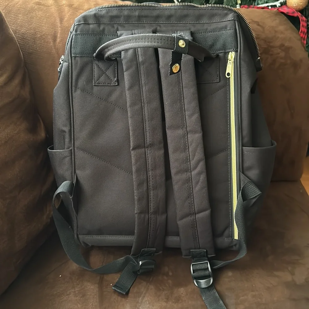 Himawari black backpack with connector port - good condition - laptop bag - Picture 3 of 10